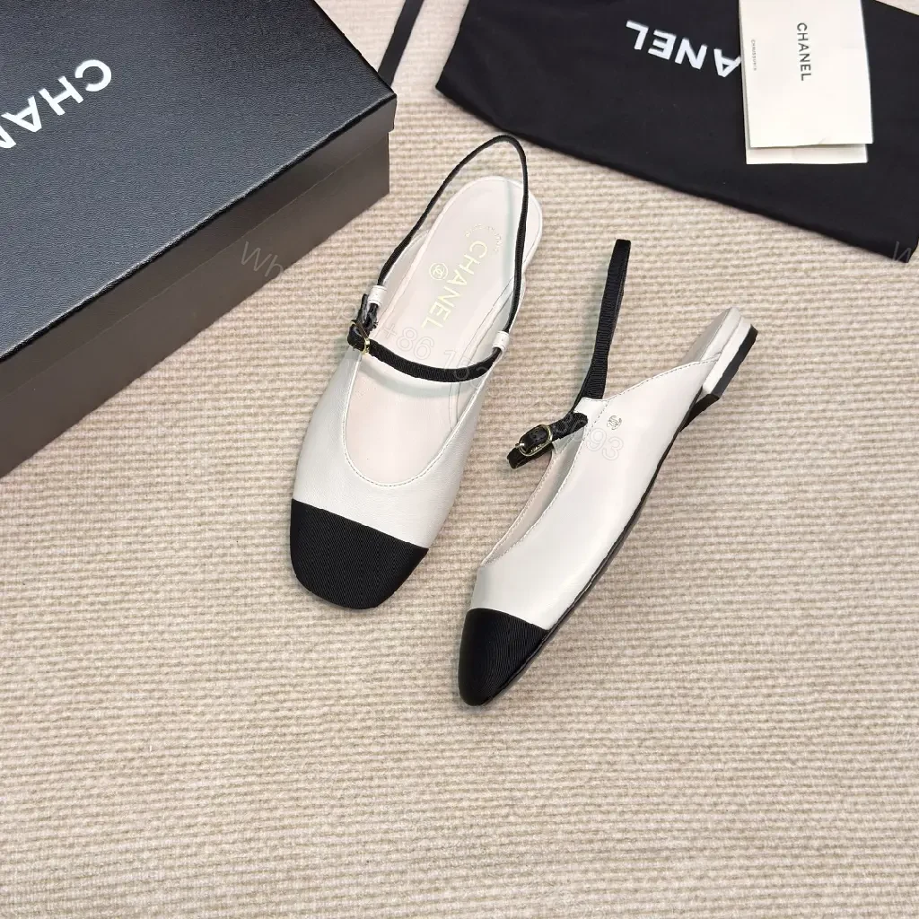 View 9 of Two-Tone Slingback Heels: Modern Chic, All-Day Comfort