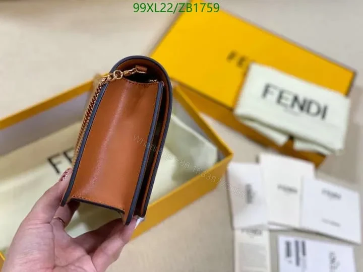 View 9 of Fendi Duplicate Chain Wallet Fendi Roma ZB1778