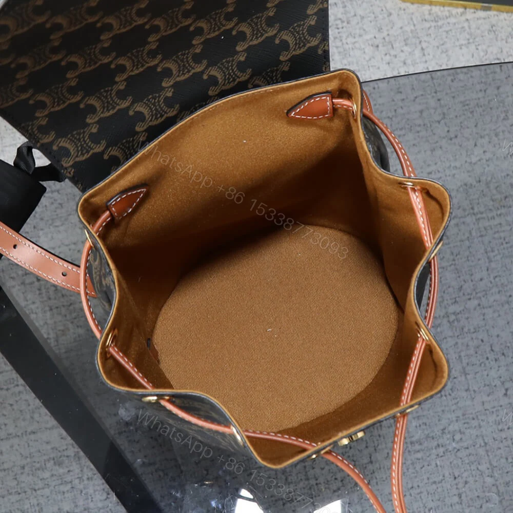 View 8 of BACKPACK CELINE BONNIE IN Triomphe Canvas and calfskin