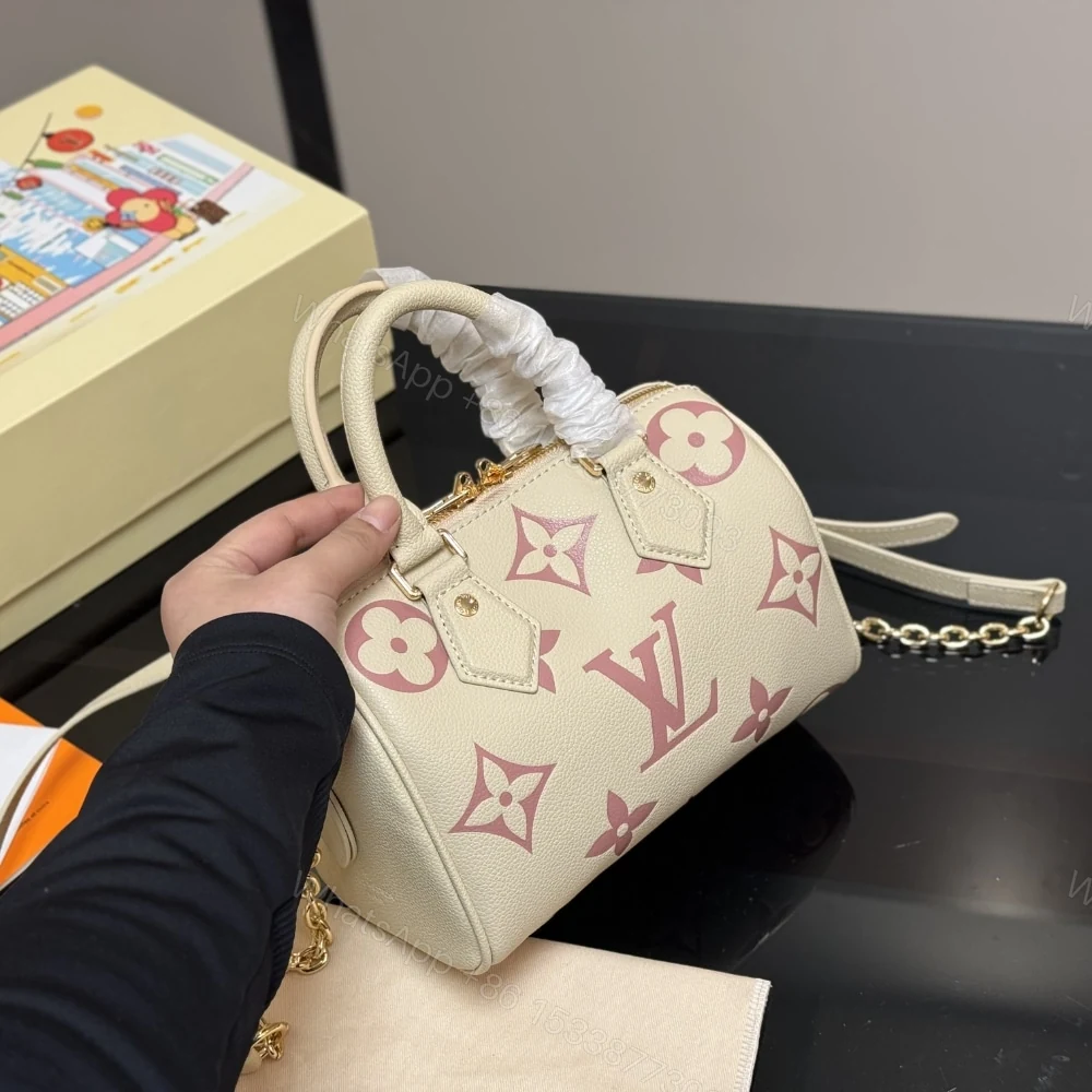 View 3 of Louis Vuitton Speedy Bandoulière 20 Bag Latte Chamallow 21Cm M46875