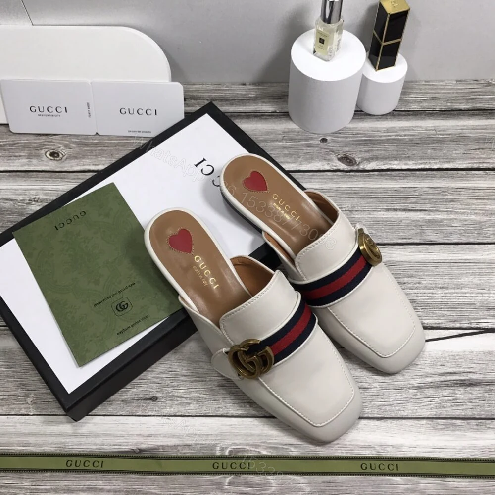 View 3 of Gucci Women’S Princetown Slipper White