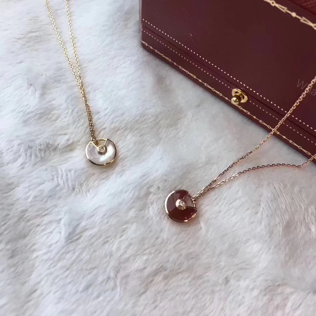 View 5 of Cartier Amulette Necklace, Carnelian
