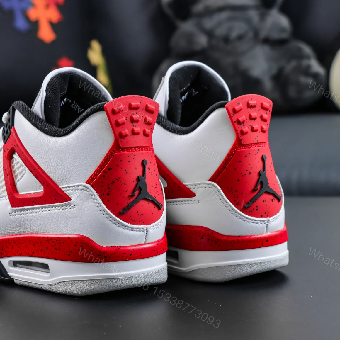 View 6 of Air Jordan 4 Retro Red Cement Reps