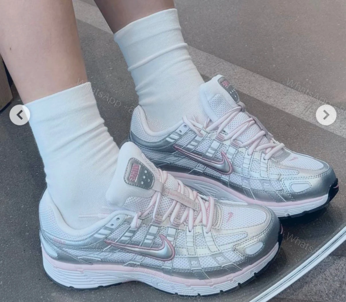 Nike P-6000 Trainer First Copy Shoes Baby Pink | COD India — view 1