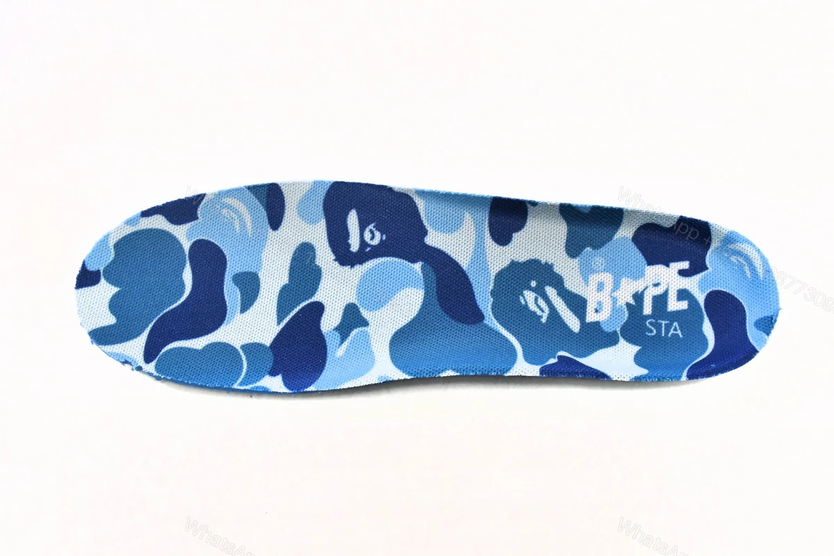 View 8 of Cheap Fake BapeSta Low White Blue Camouflage