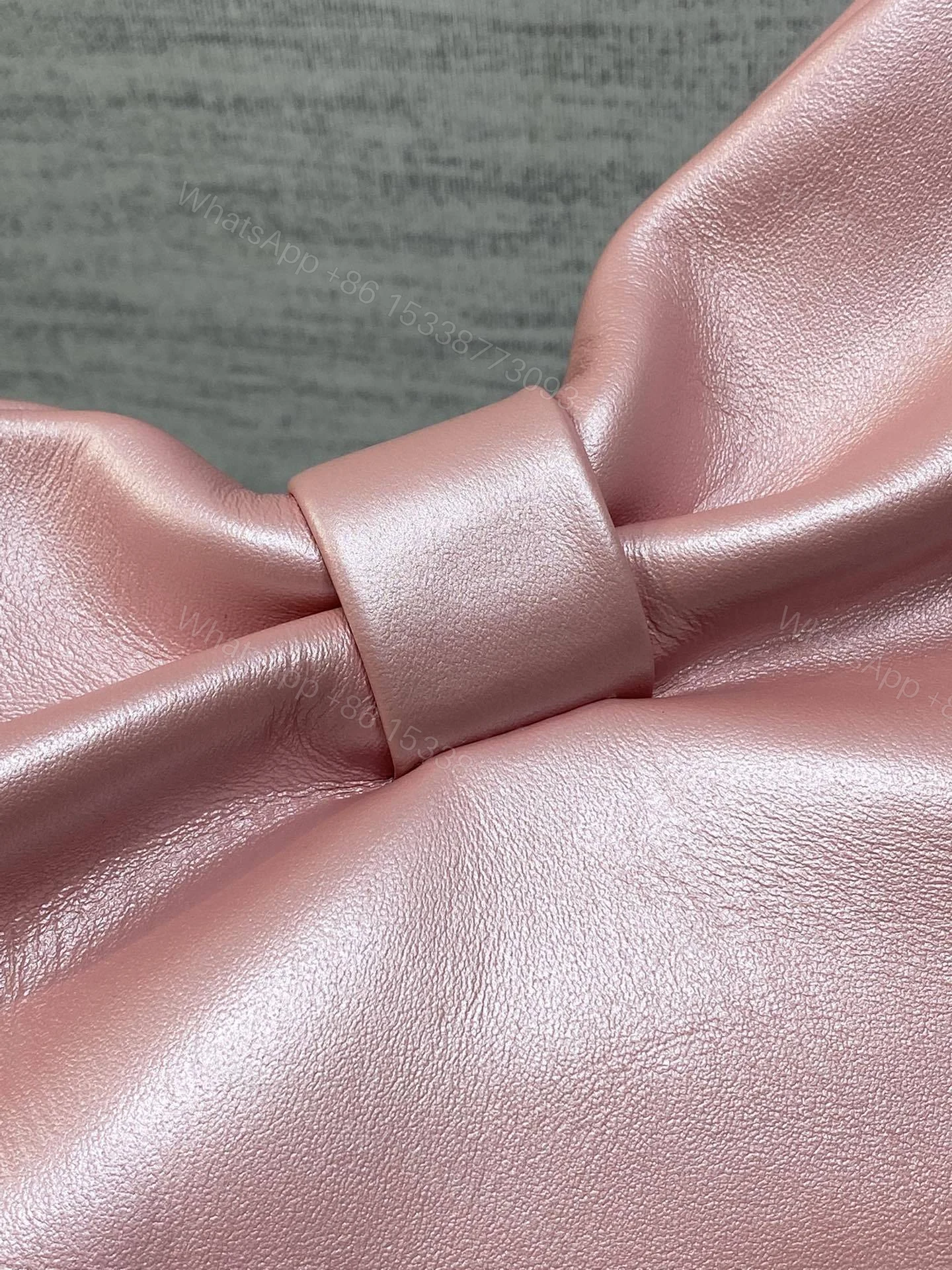 View 6 of Dior Bow Bag Pink Lambskin