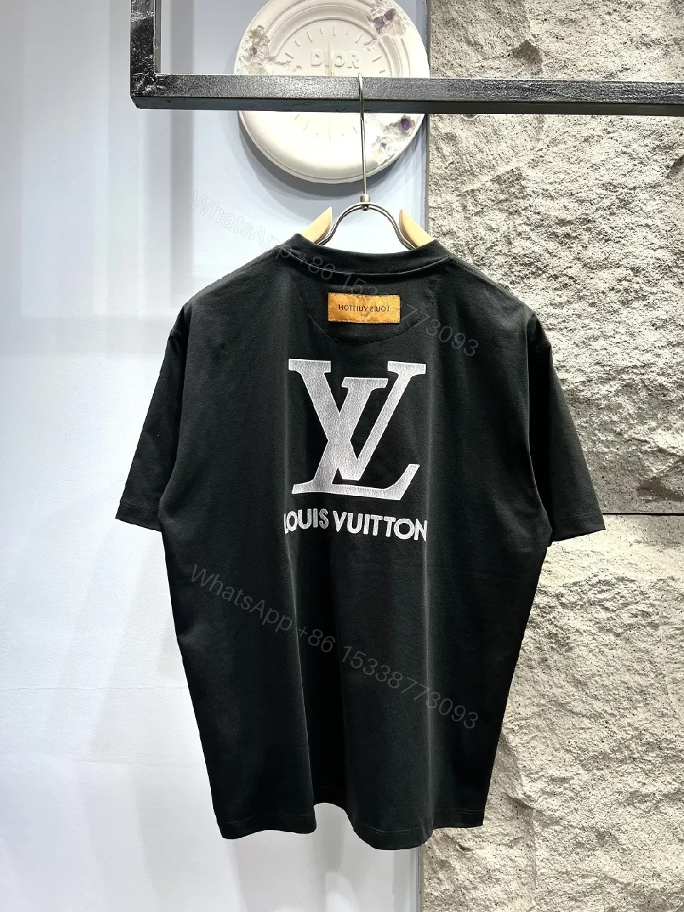 View 7 of Black Emblem Tee: Subtle Luxury Everyday Wear