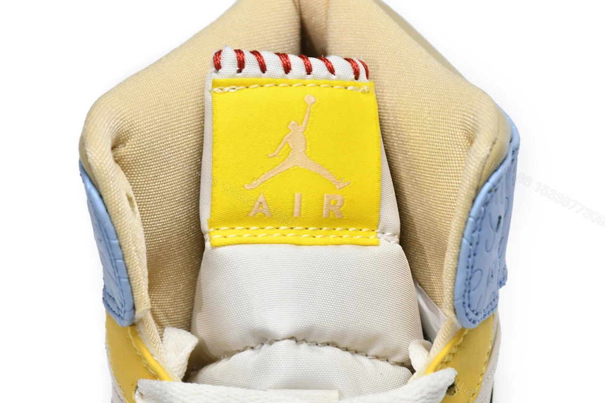 View 3 of Air Jordan 1 Mid SE Fearless Maison Chateau CU2803-200