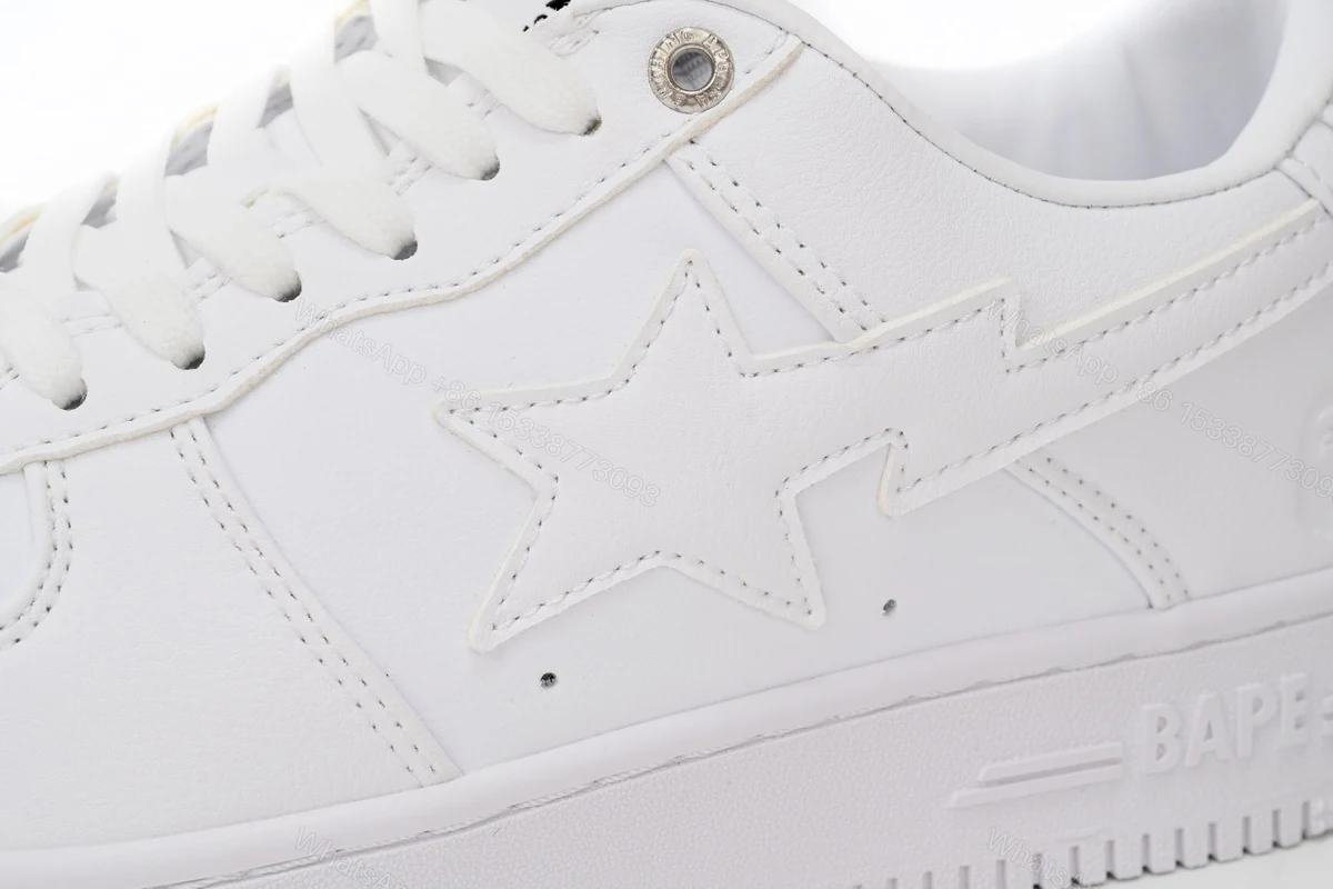 View 7 of A Bathing Ape Bape Sta Low White