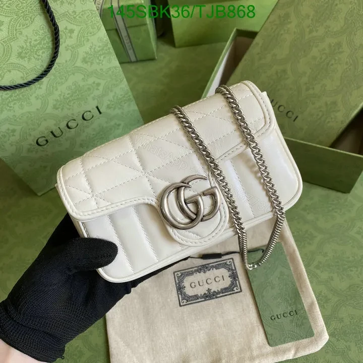 View 12 of Gucci Super Mini Bag in Blue Matelassé Chevron Leather with Silver-Toned Hardware 496474