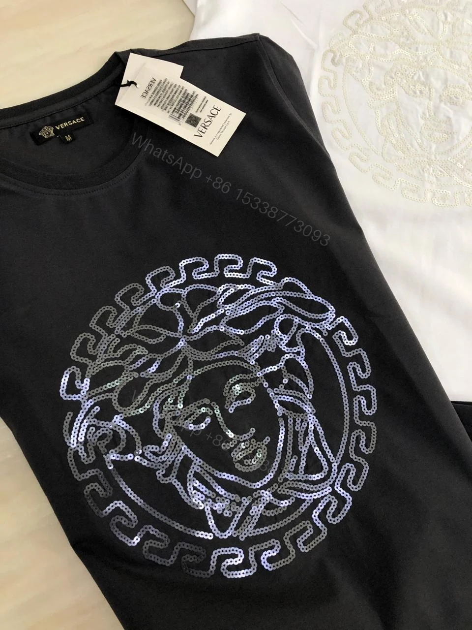 View 8 of FIRST COPY VERSACE COTTON ROUND NECKS ( UNISEX )