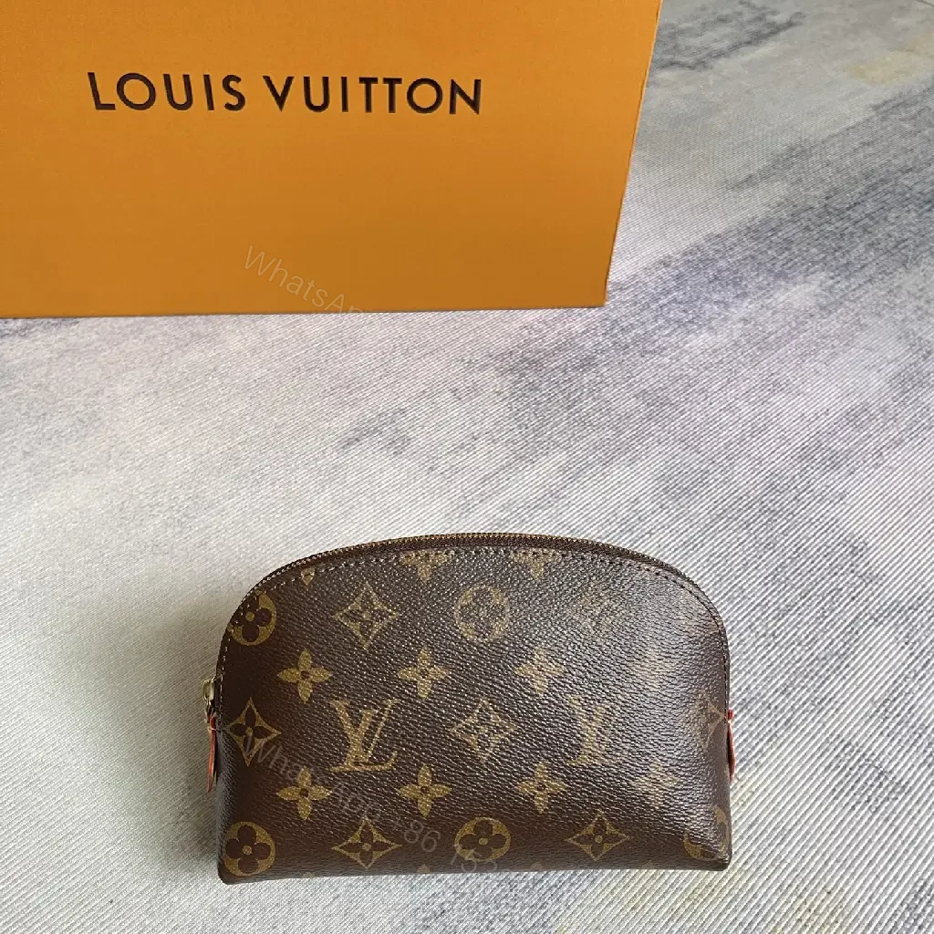 View 10 of Brown LV Monogram Ledger Wallet with Zipper