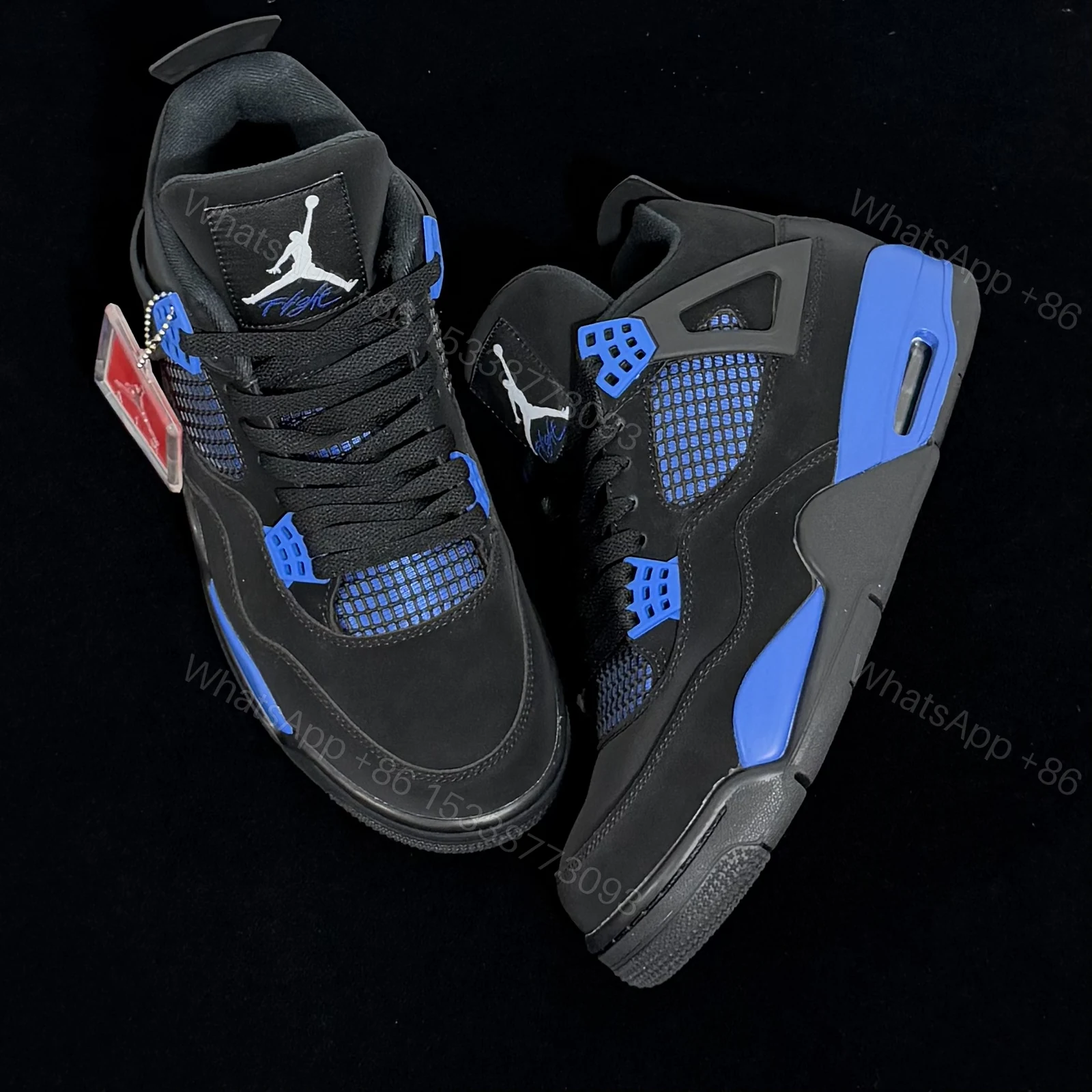 View 8 of Air Jordan 4 Blue Thunder Reps