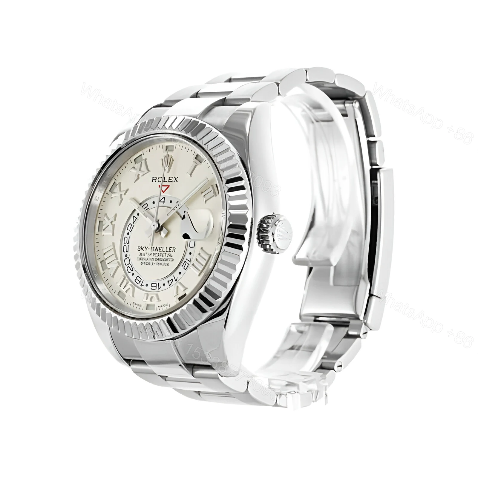 View 2 of Rolex Sky-Dweller 326939 White Dial Oyster Replica