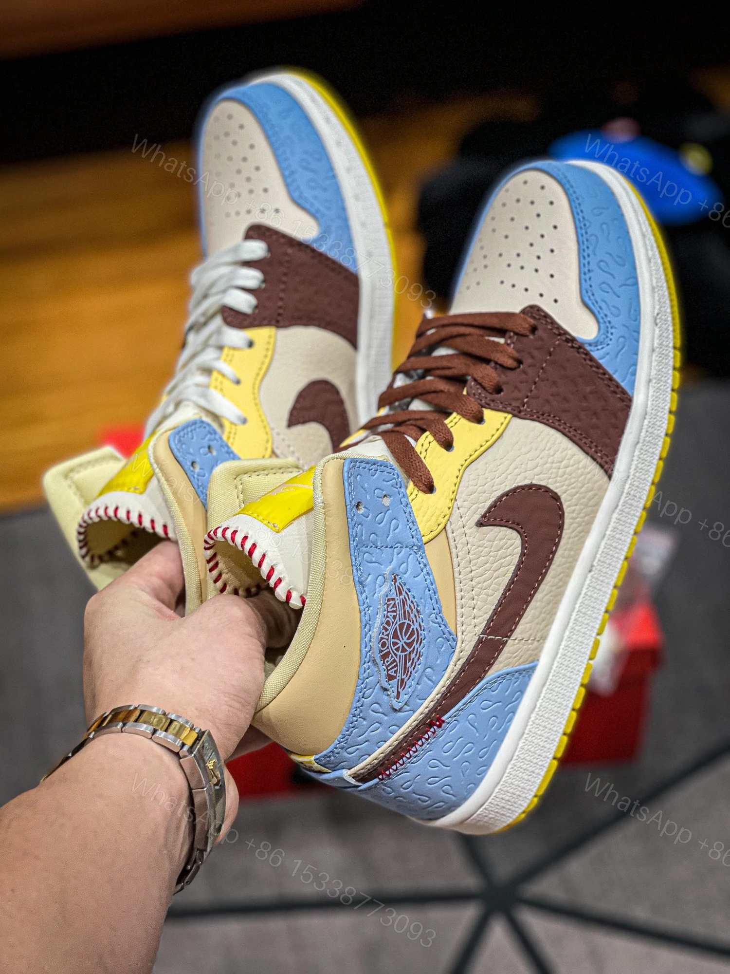 View 5 of Air Jordan 1 Mid Fearless X “Madison Chateau” Reps