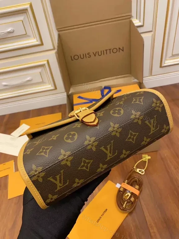 View 6 of Chic Monogram Crossbody â€” Compact LV Luxury Crossbody Bag