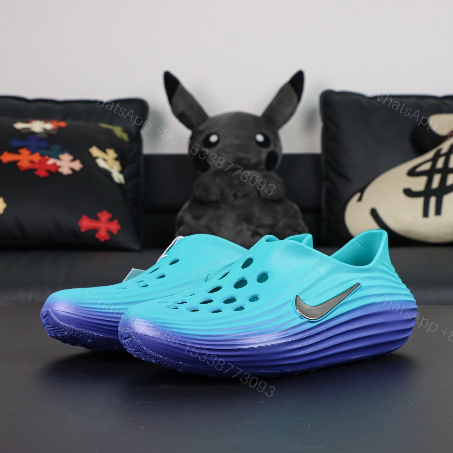 View 8 of Nike ReactX Rejuven8 Perforated Blue
