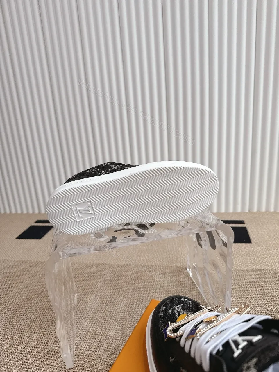 View 8 of Monogram-Print Sneakers: Colorful Embellishments, Luxe Streetwear