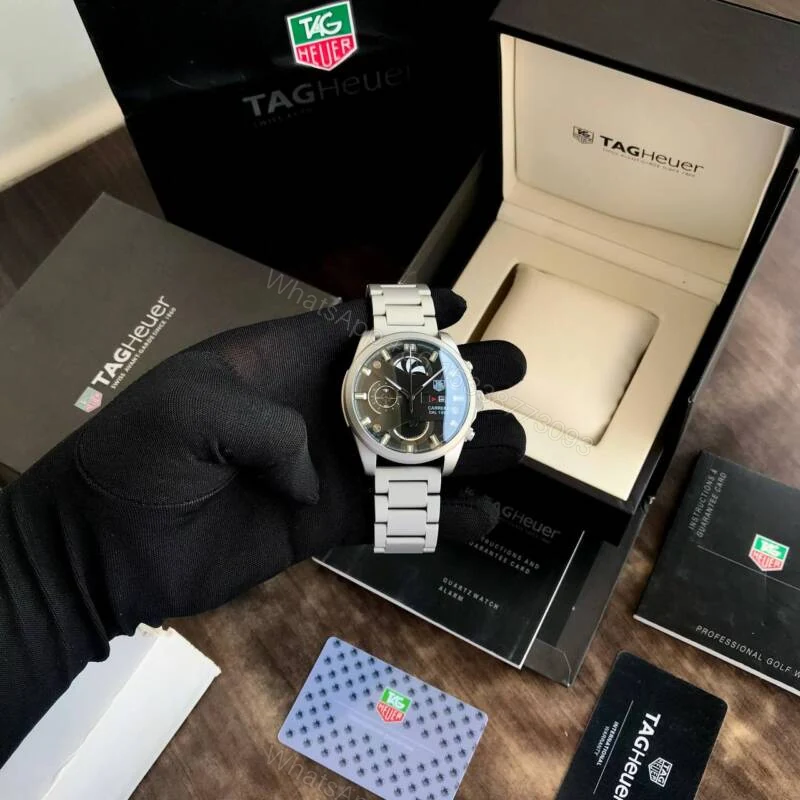 View 5 of Tag Heuer Carrera CR7 Black-Grey 42mm Quartz