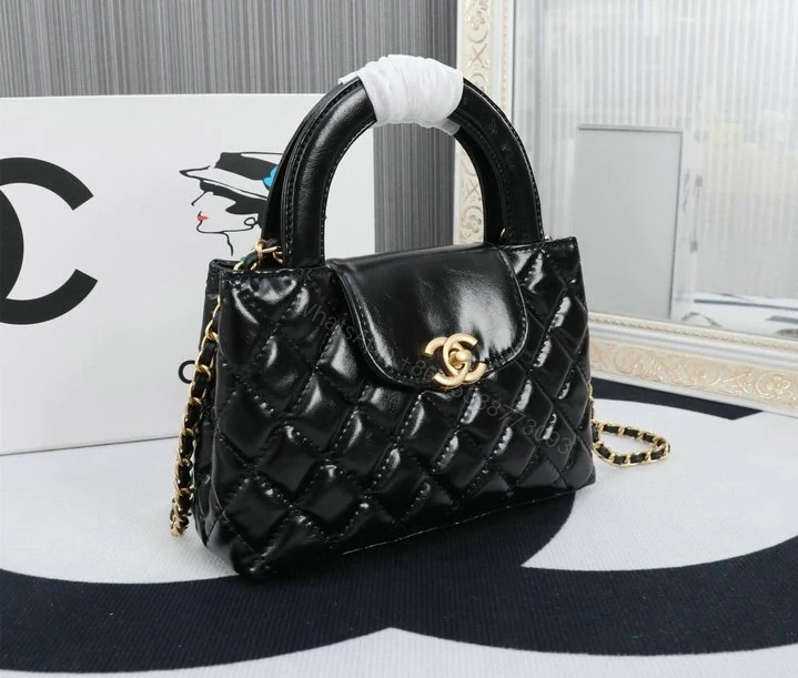 View 2 of Chanel Mini Kelly Shopping Tote Bag XE7TD55 – Black