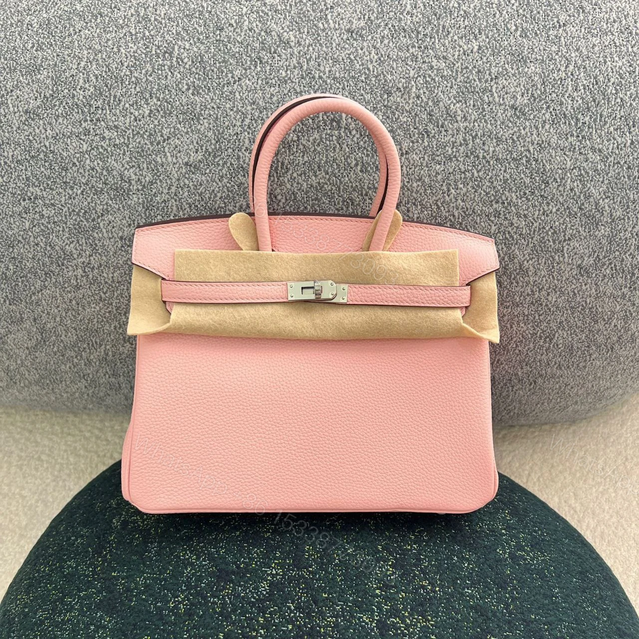 View 6 of Hermes Birkin 25 Handbag P9 Anemone