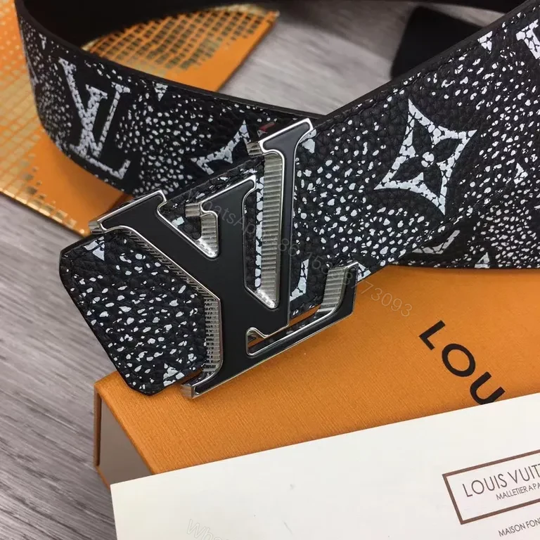View 4 of Bold Monogram Belt: Elevating Everyday Luxury Accessory