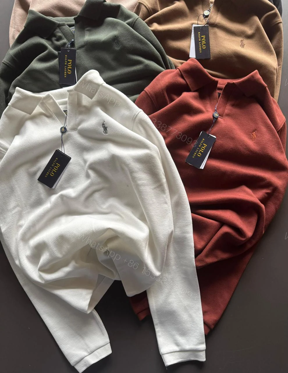 View 6 of FIRST COPY RALPH LAUREN IMPORTED FULL SLEEVES POLO TEES