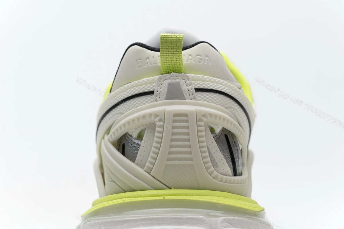 View 10 of Balenciaga Track 2 Sneaker White Fluo Yellow 568515 W2ON3 9073