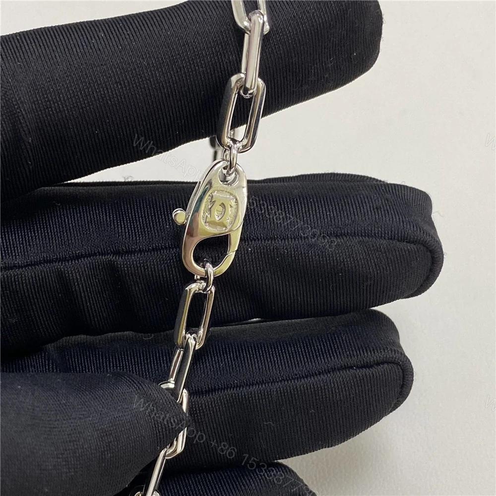 View 6 of 18K White Gold Santos De Cartier Necklace B7009100
