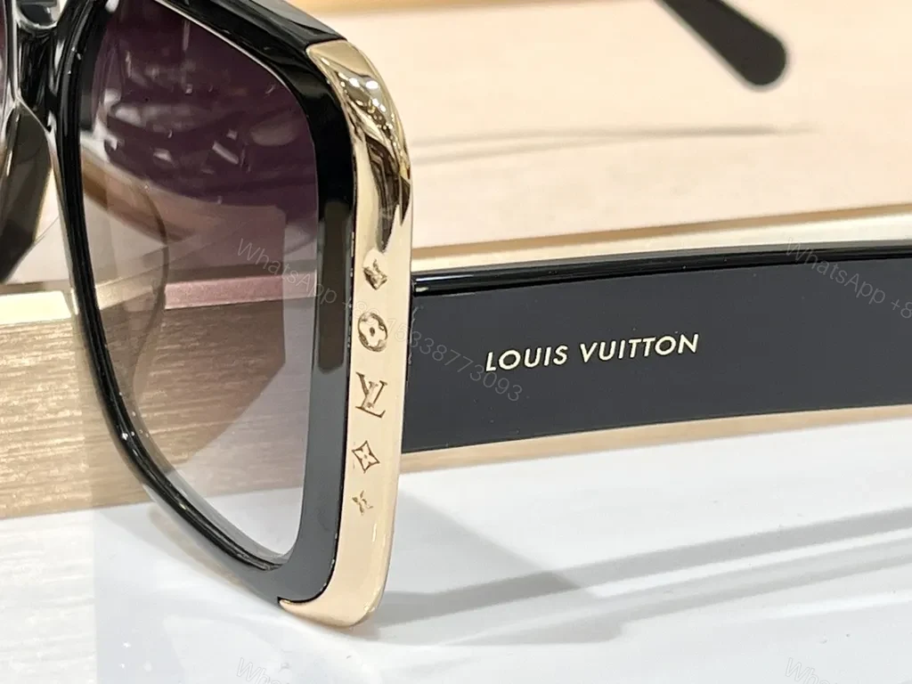View 8 of Louis Vuitton Oversized Square Sunglasses - Premium Acetate, UV400 Protection