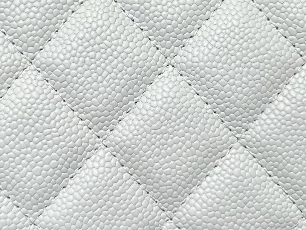 View 2 of Chic Quilted Mini Crossbody with Gold Chain - Ivory/Gold