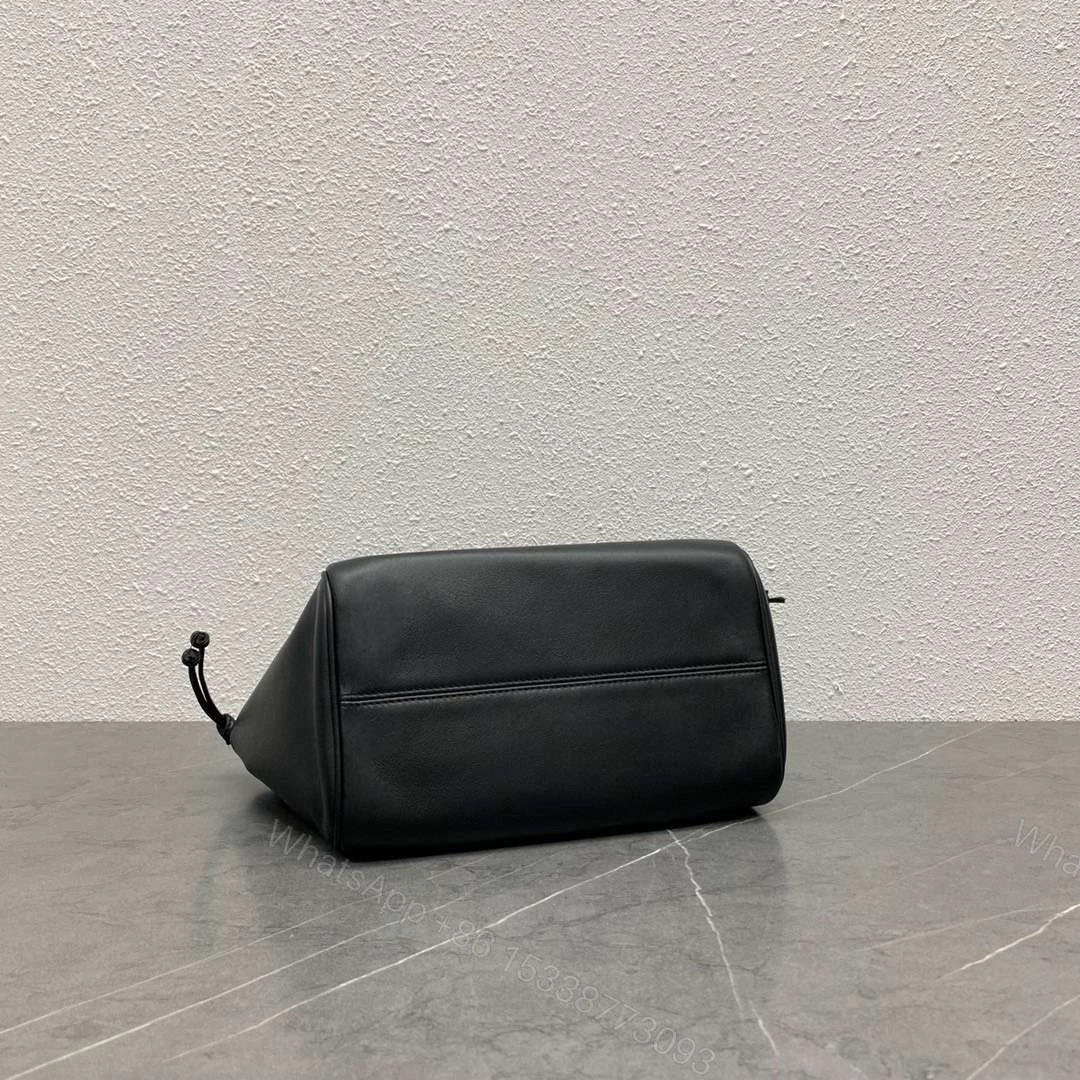 View 4 of Celine Cabas Black Handbag Soft Leather 22x17x15cm