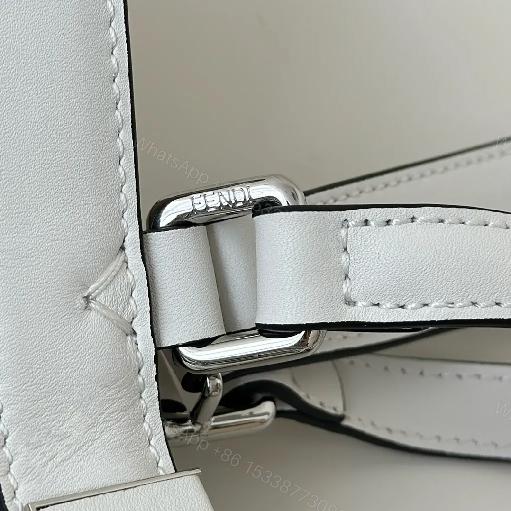 View 8 of Monochrome Leather-Trim Tote: Structured, All-Day Statement