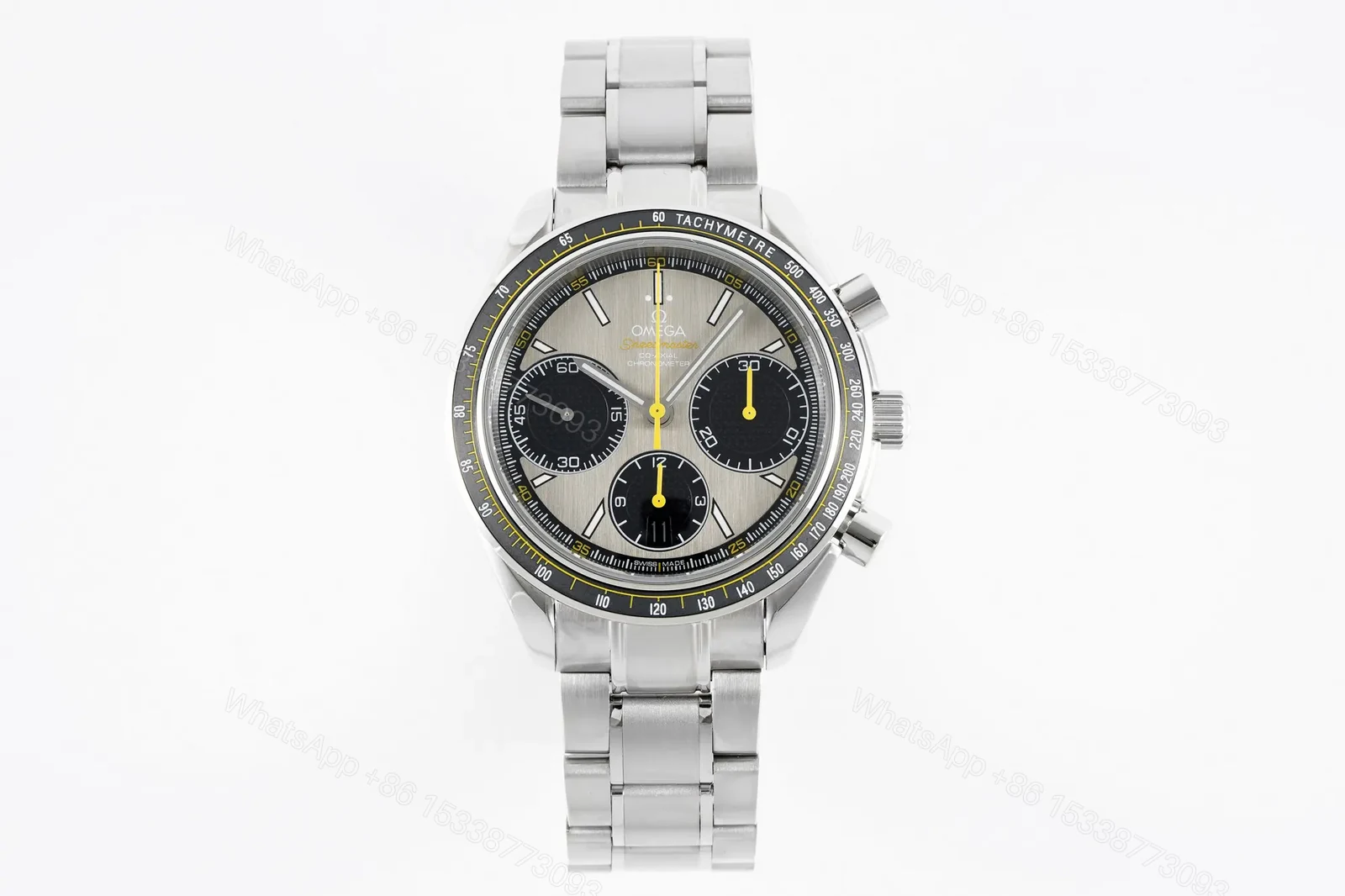 Omega Speedmaster Professional 326.32.40.50.06.001 Multifunction Chronograph Watch Silver Dial with Black Subdials Stainless Steel Bracelet — view 1