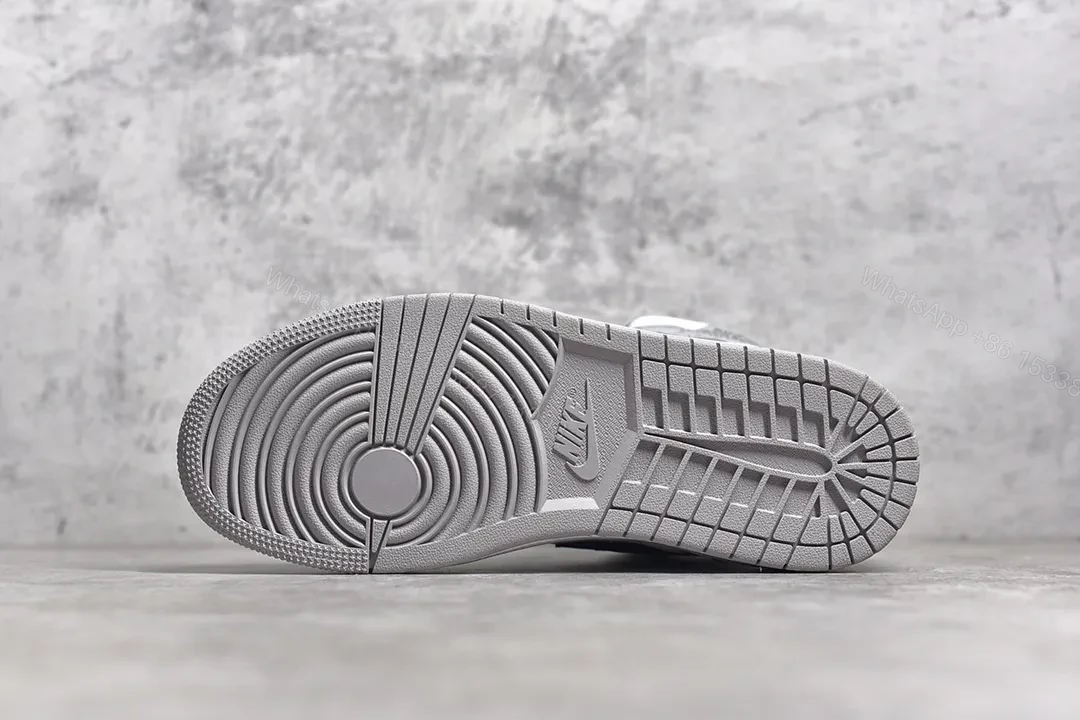View 8 of Air Jordan 1 Mid “Light Smoke Grey” Reps