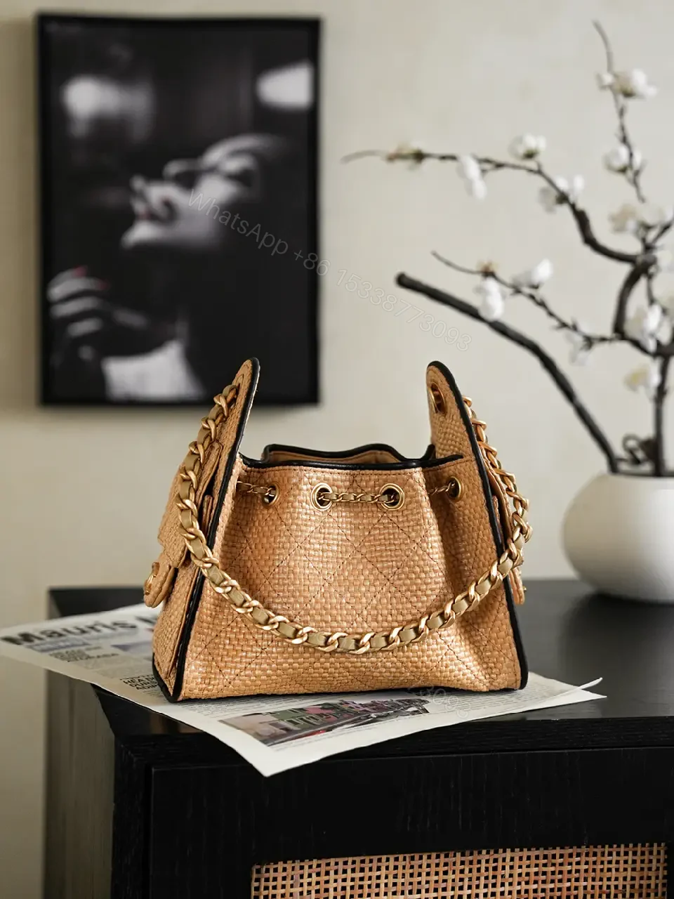 View 5 of Woven Leather Mini Bag: Sophisticated Texture, Everyday Luxury