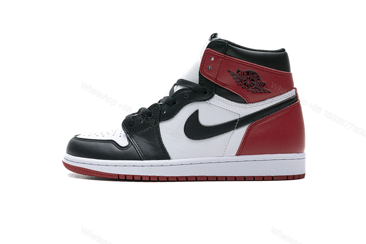 View 12 of Air Jordan 1 Retro Black Toe (2016) 555088-125