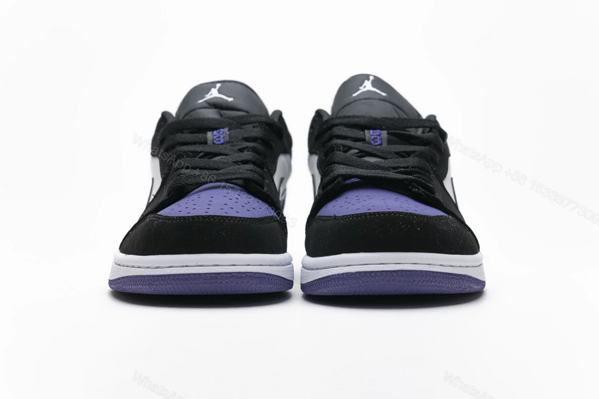 View 3 of Air Jordan 1 Low Court Purple 553558-125