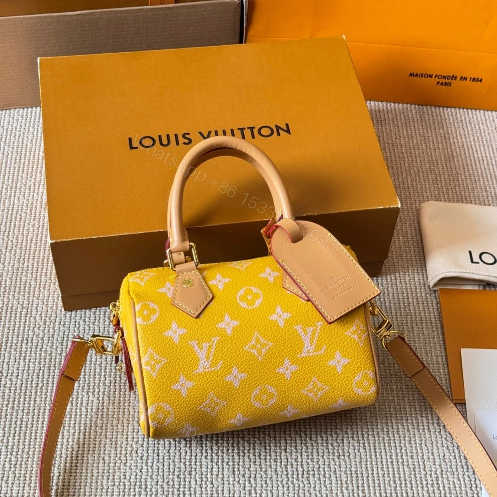 View 2 of Louis Vuitton Nano Speedy Yellow 16Cm