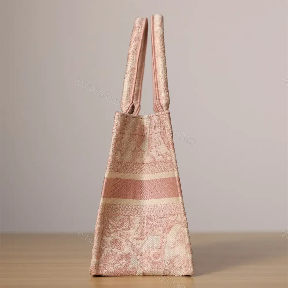 View 4 of 高仿Dior*BookTote系列粉色茹伊手袋