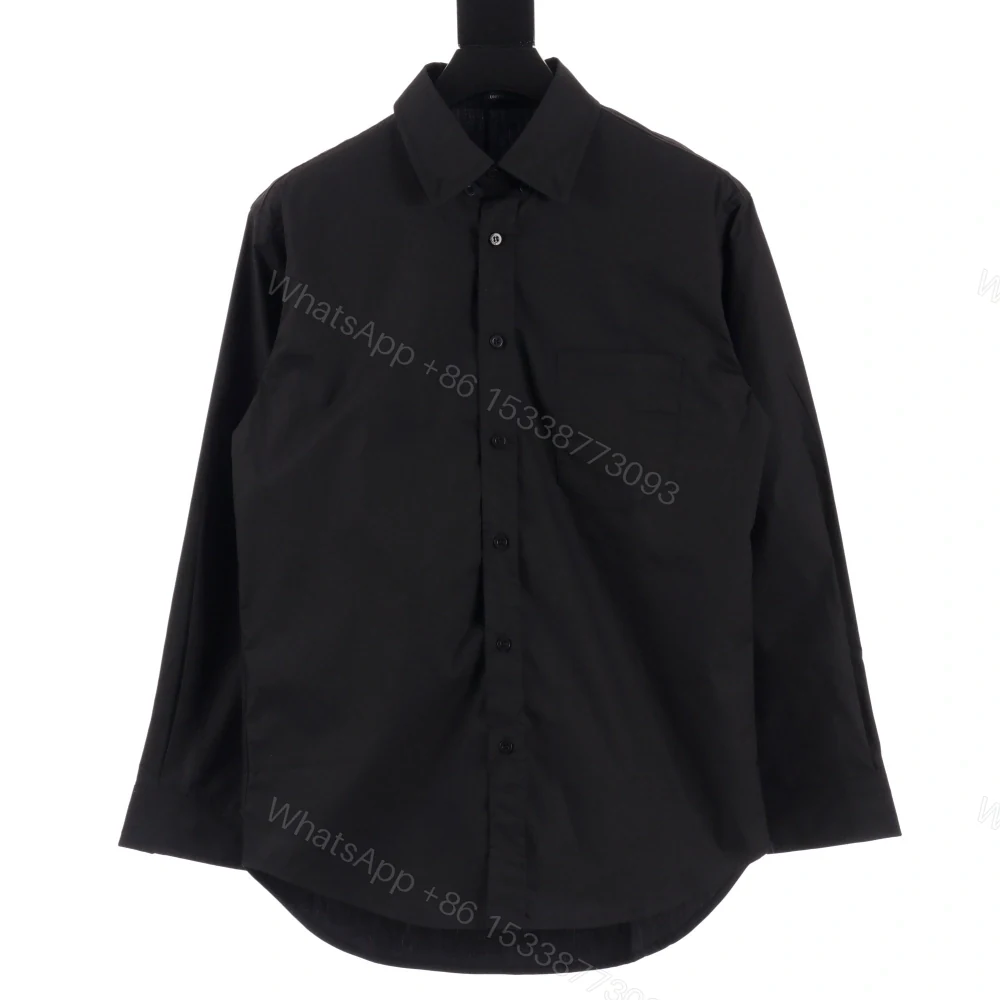 高仿Balenciaga*FW24系列663030背後字母襯衫黑色 — view 1