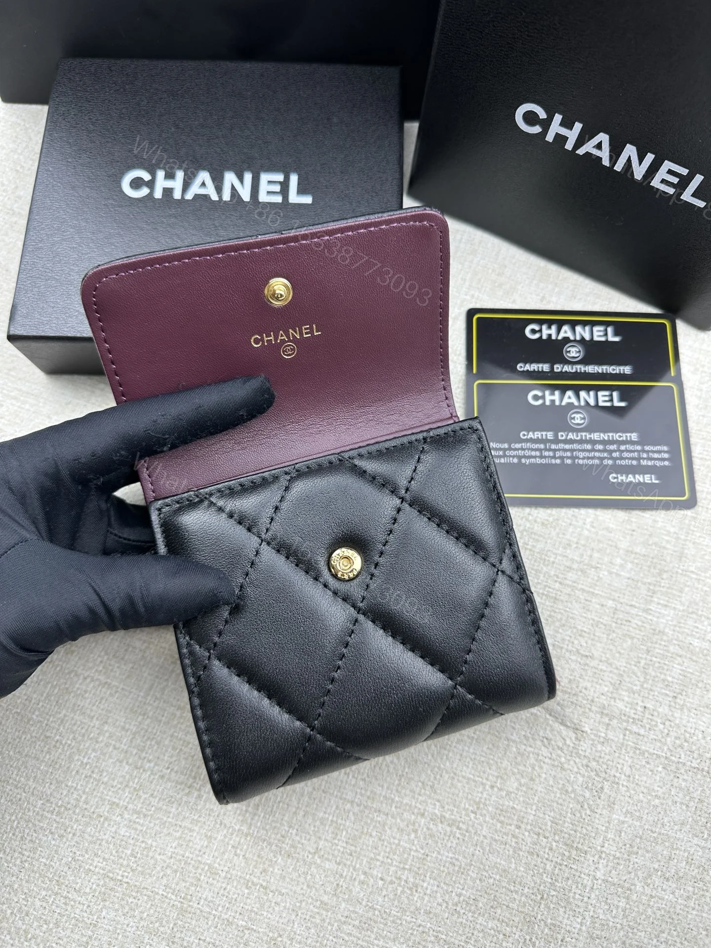 View 5 of Chanel 19 Small Flap Wallet