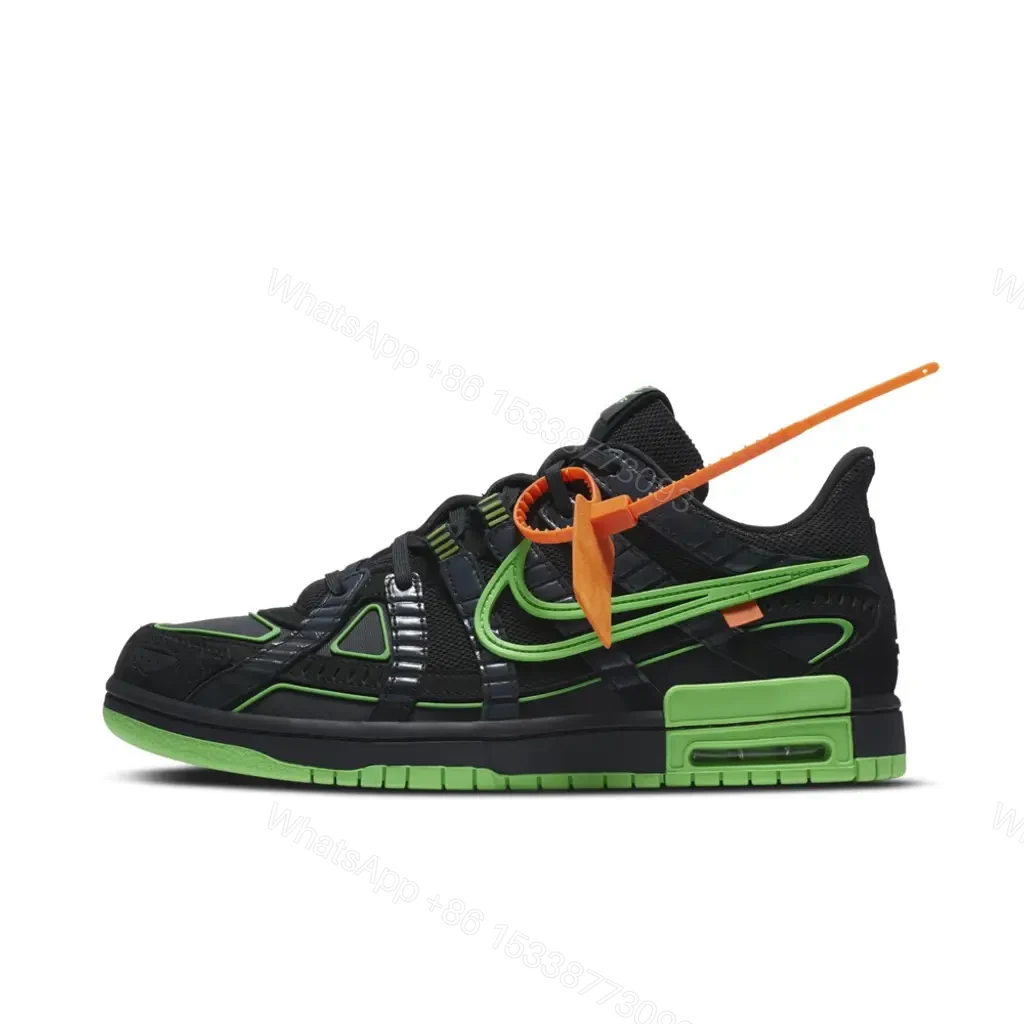 View 7 of Nike Air Rubber Dunk Off-White Green Strike CU6015-001