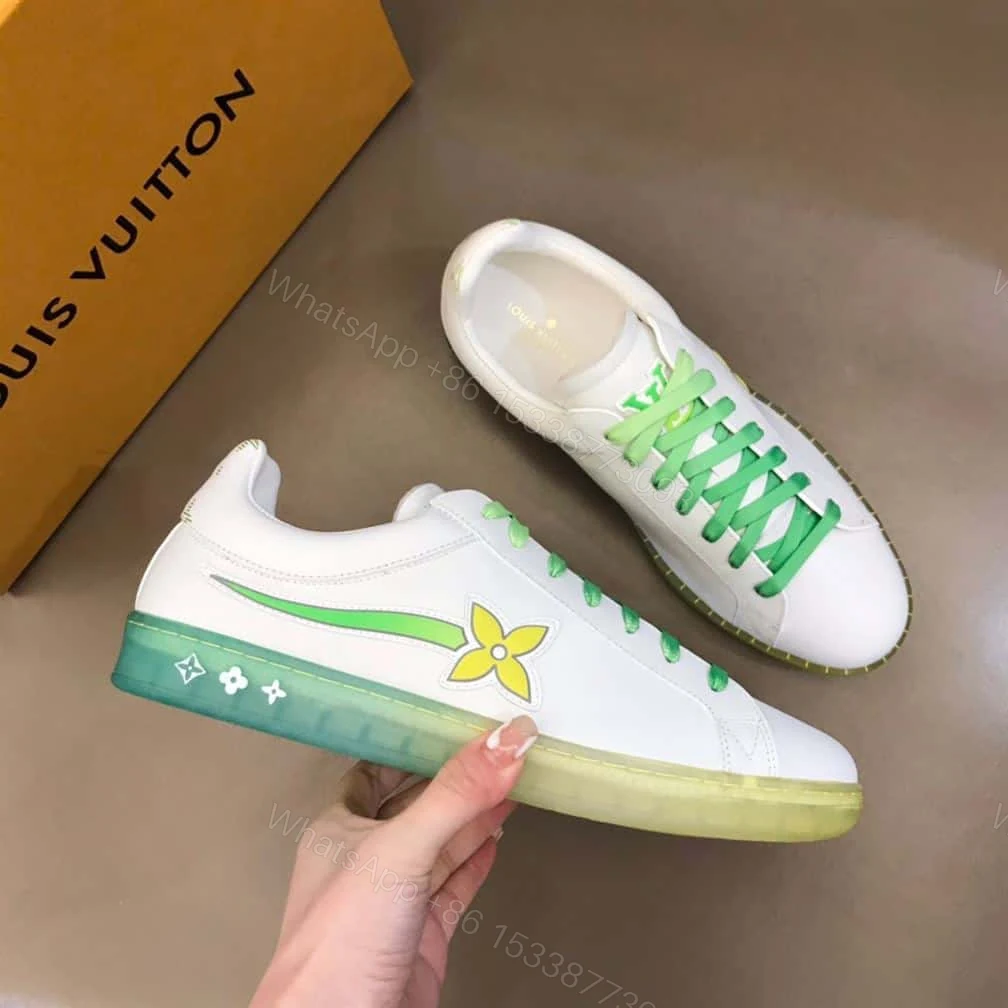 View 7 of Louis Vuitton Luxembourg Samothrace Trainers In Jaune – LSVT274