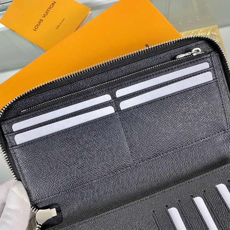 View 9 of Monogram Eclipse Zippy Wallet: Luxe Organized Travel Essential