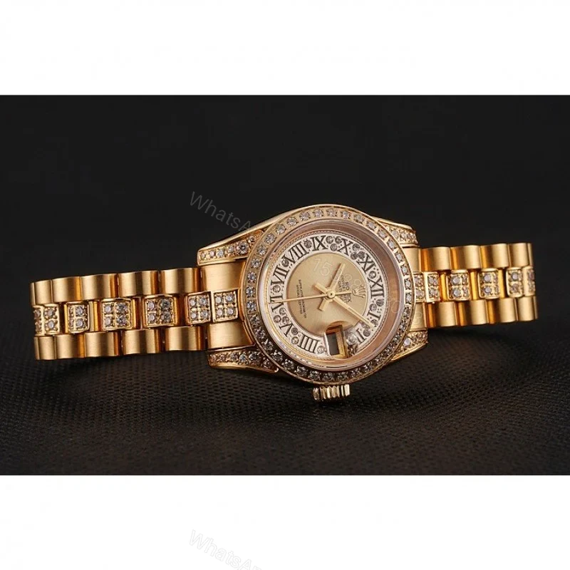 View 3 of Superclone Rolex Datejust Gold Dial 1453953 21 mm