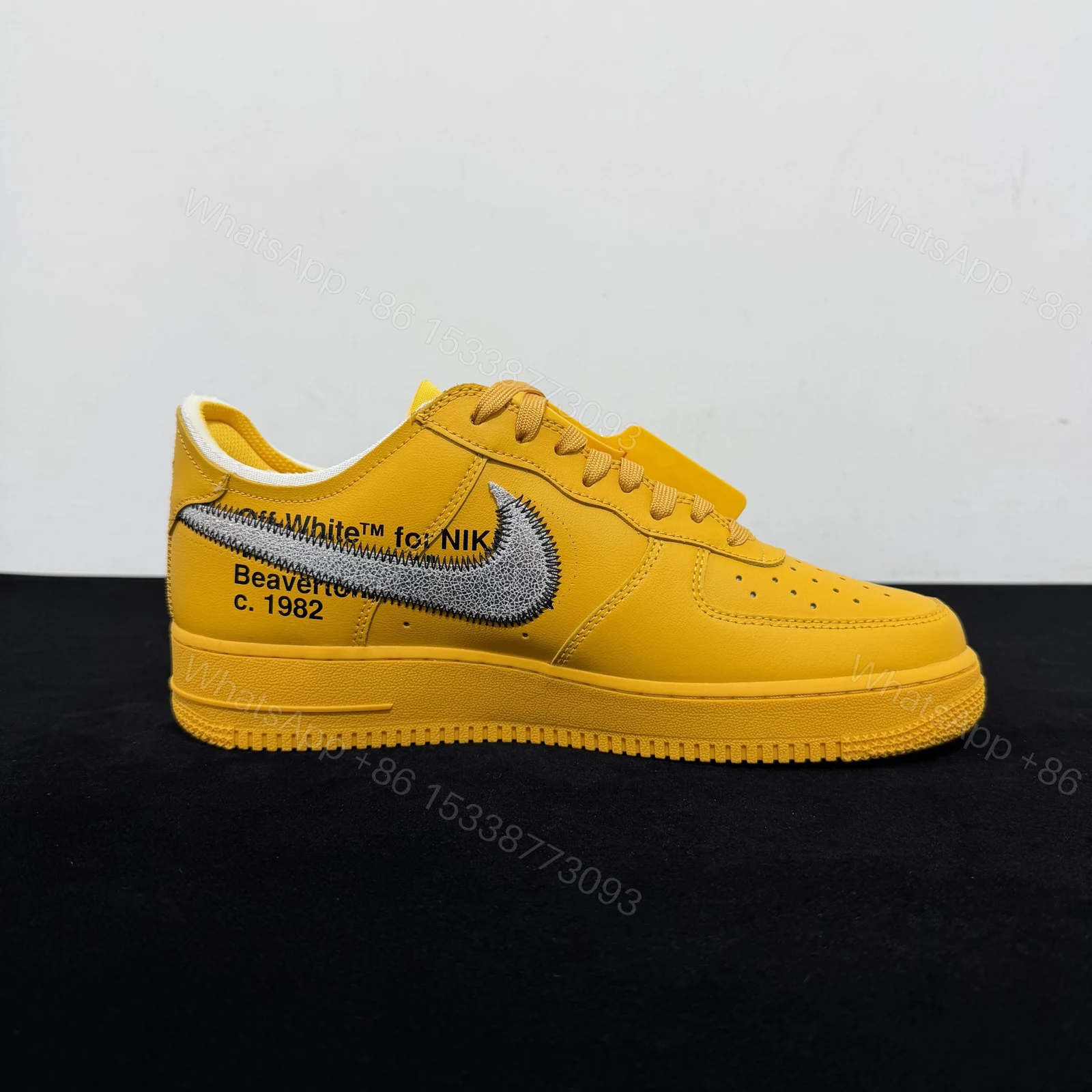View 2 of Off-White × Nike Air Force 1 Low University Glod Reps