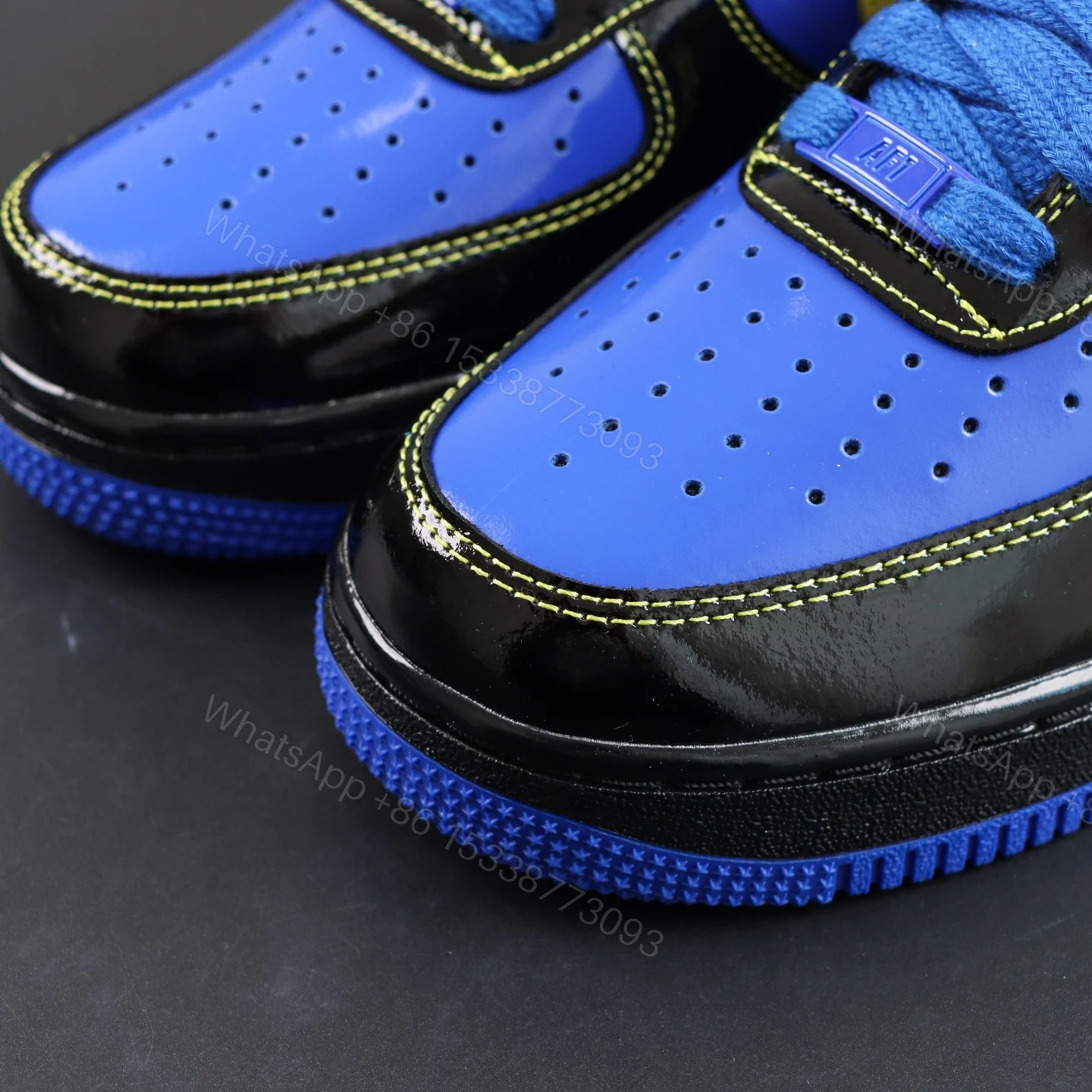 View 5 of Central Cee x Air Force 1 Low Black Yellow Blue