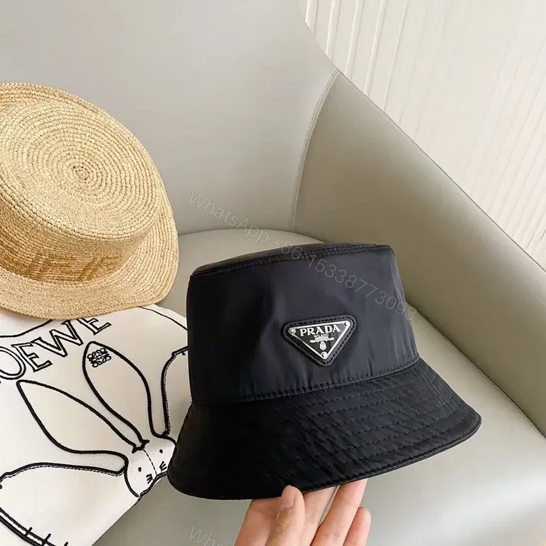 View 8 of Prada Black Nylon Logo Bucket Hat â€” Everyday Luxe