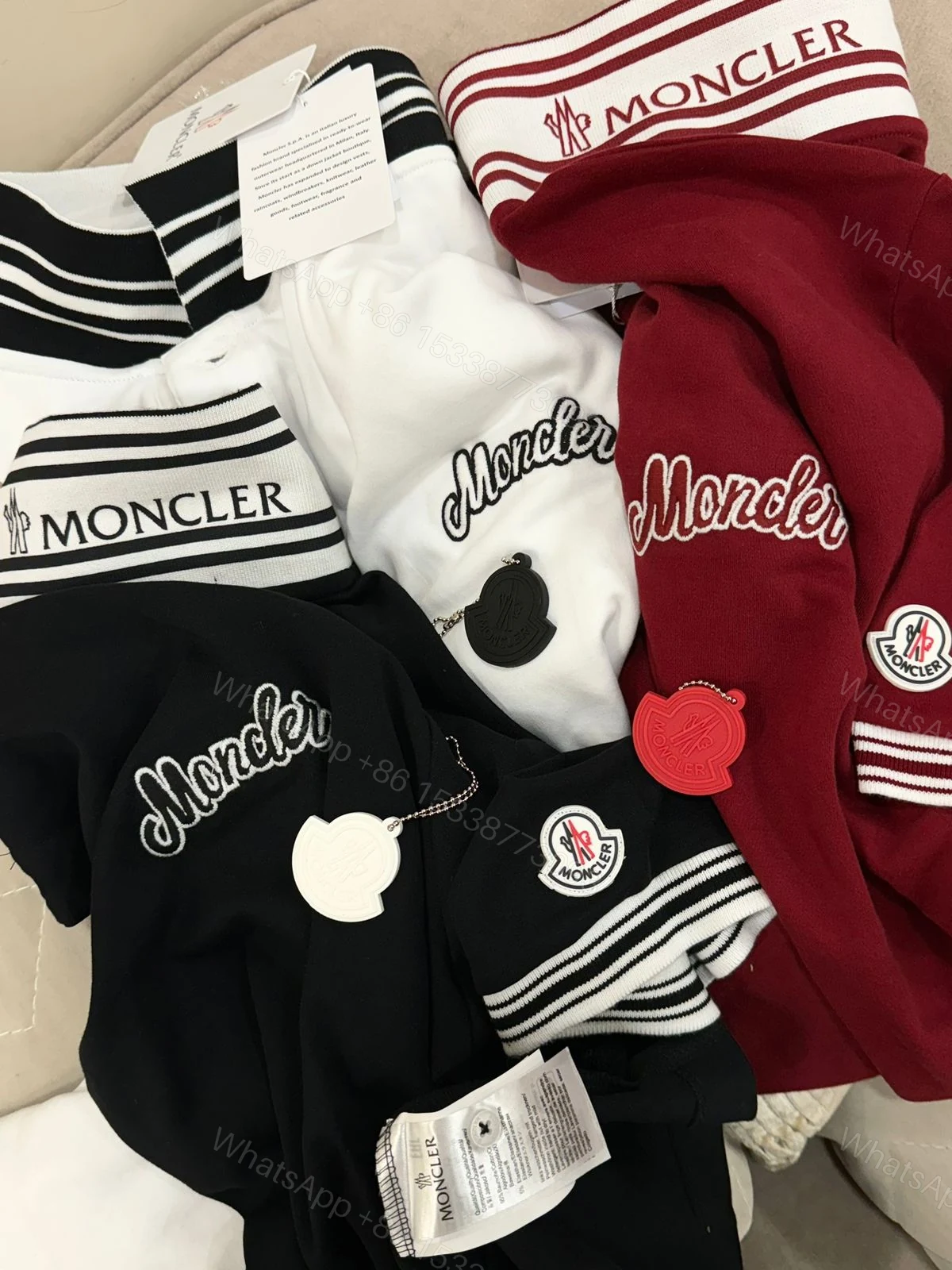 View 4 of FIRST COPY MONCLER LUXURY STYLE SUMMER LOOK POLO T-SHIRT